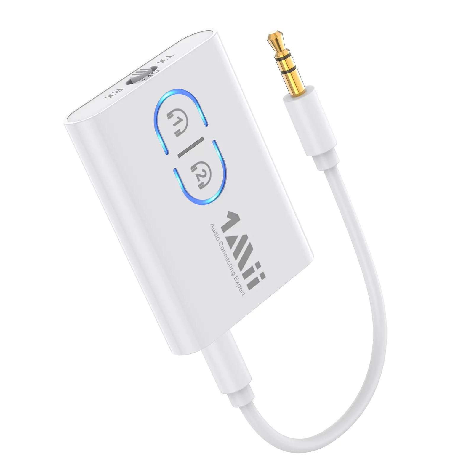 TV/Car 2-in-1 Bluetooth 5.2 Transmitter Receiver, Adaptive, Mini Portable  Wireless Bluetooth Adapter with 3.5mm AUX Jack, Bluetooth Transmitter  Device