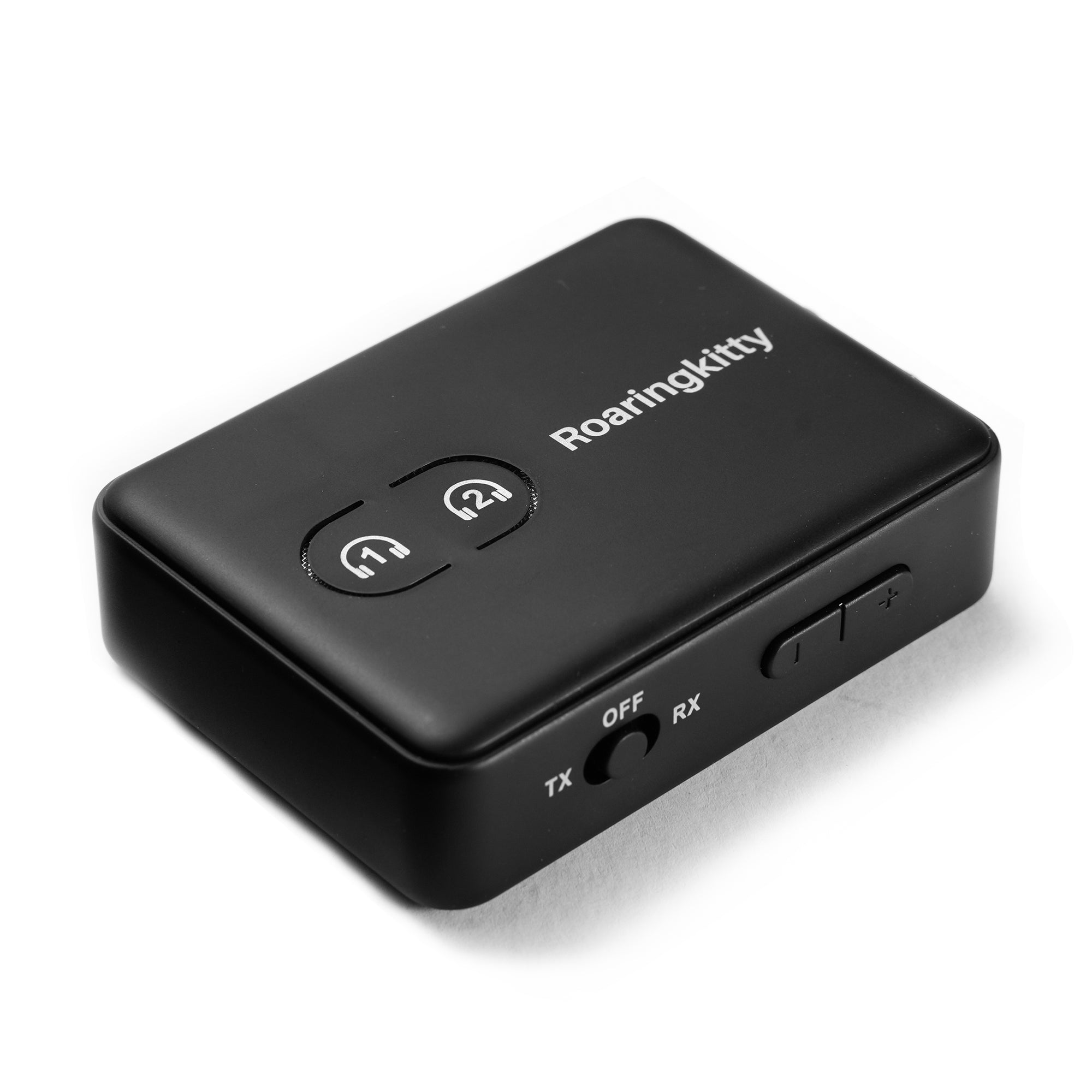 Roaringkitty ML70 Bluetooth 5.3 Transmitter Receiver for TV to Wireless Headphones, Dual Link AptX Adaptive/Low Latency/HD Audio, Aux Adapter for Home Stereo, Airplane, Boat, Gym