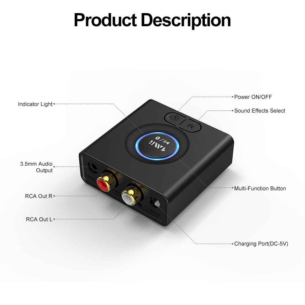 ML200  Mini Bluetooth Receiver - 1mii.shop