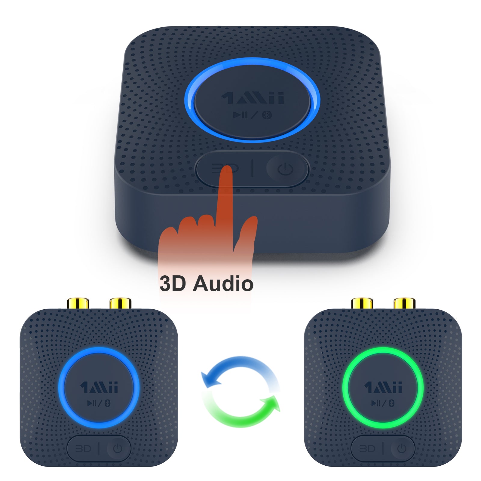 [Actualizado] Receptor Bluetooth 1Mii B06 Plus, adaptador de audio  inalámbrico HIFI, receptor Bluetooth 5.0 con sonido envolvente 3D aptX baja