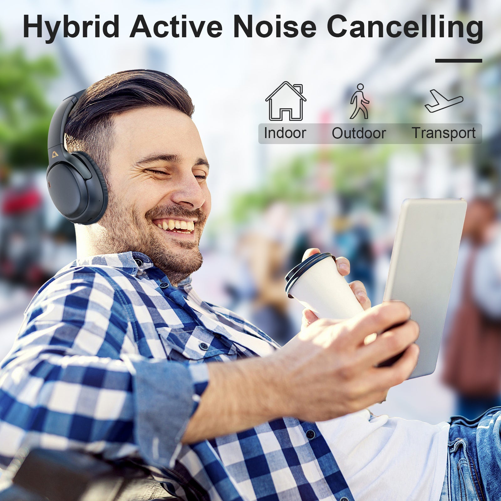 Ankbit E700 Noise Cancelling Headphone
