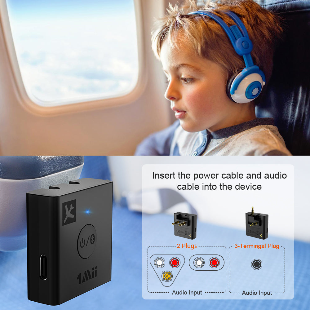 Adattatore audio per aeroplano senza fili B05