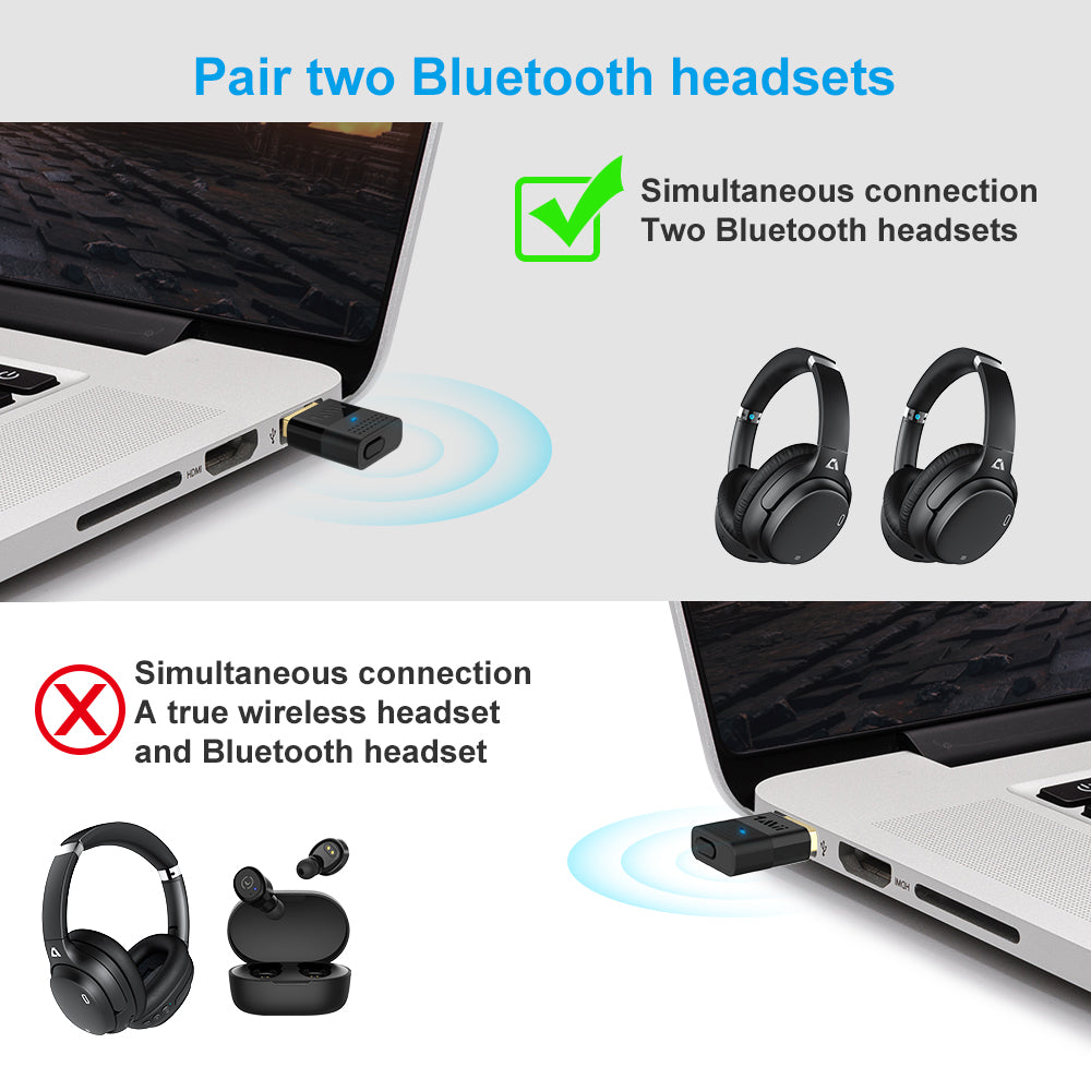 Émetteur audio Bluetooth portable USB-1Mii