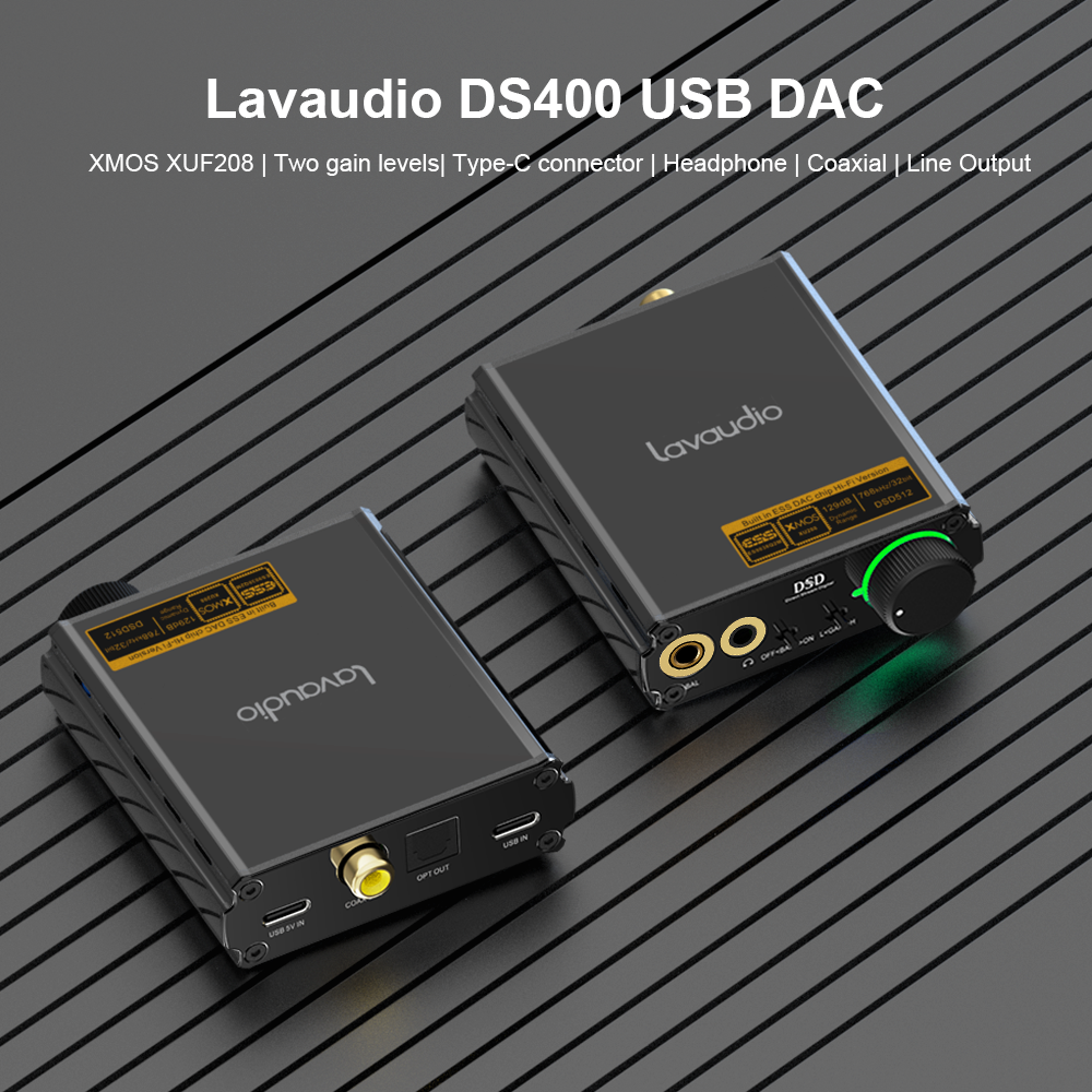 オーディオファンのためのポータブルUSB DAC-Lavaudio DS400 – 1Mii